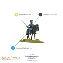 ACW Confederate General and staff A