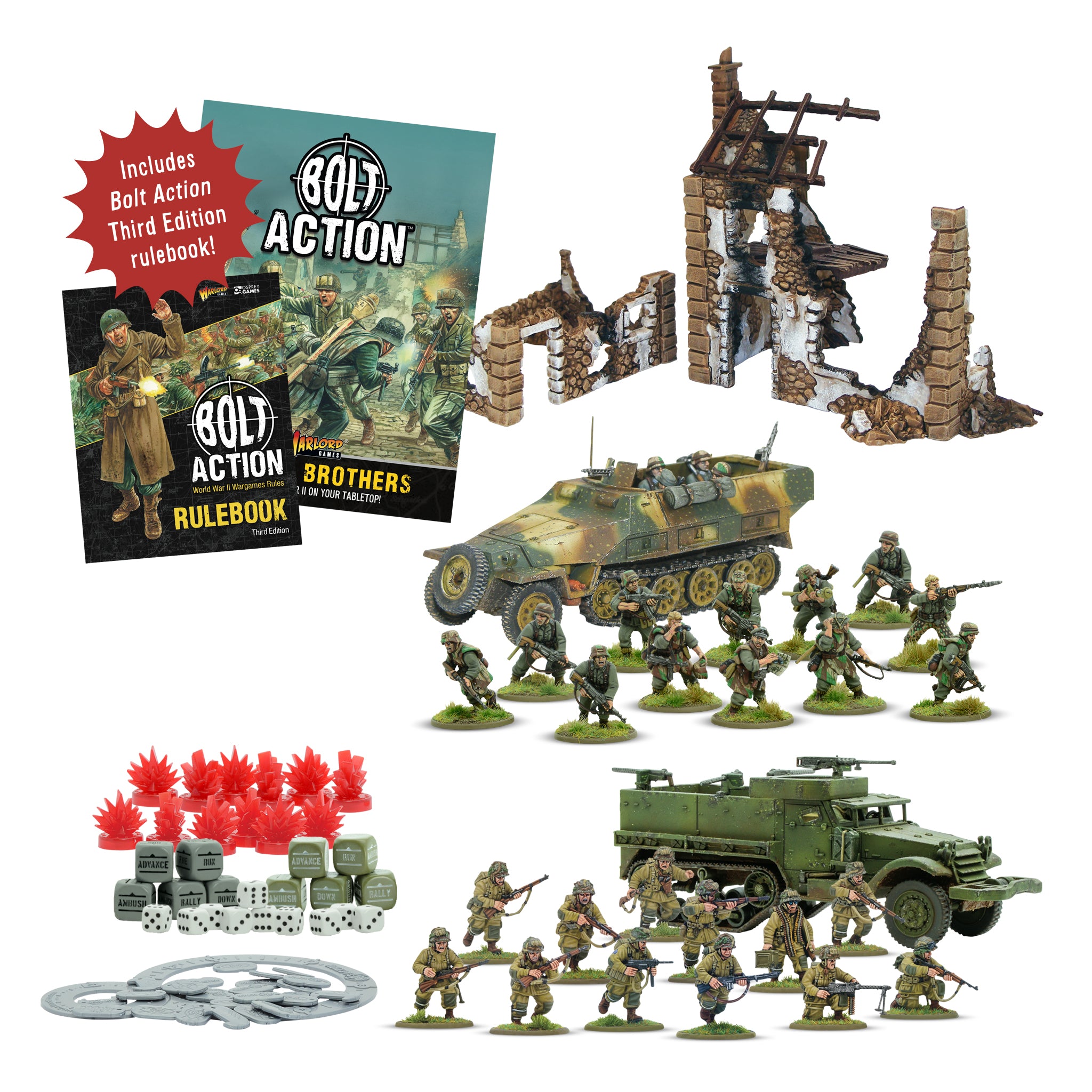 Bolt Action Starter Set Band Of Brothers Third Edition Warlord Bolt Action Starter Set Band Of Brothers Third Edition Warlord