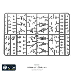 Italian Army & Blackshirts sprue