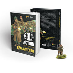 Bolt Action: Third Edition Rulebook (Spanish) with Francis S. Currey special miniature