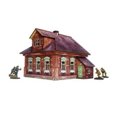 Pre-Painted WW2 Ostfront Village Forester's Dacha