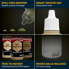 Historical: WWII British 8th Army Paint Set