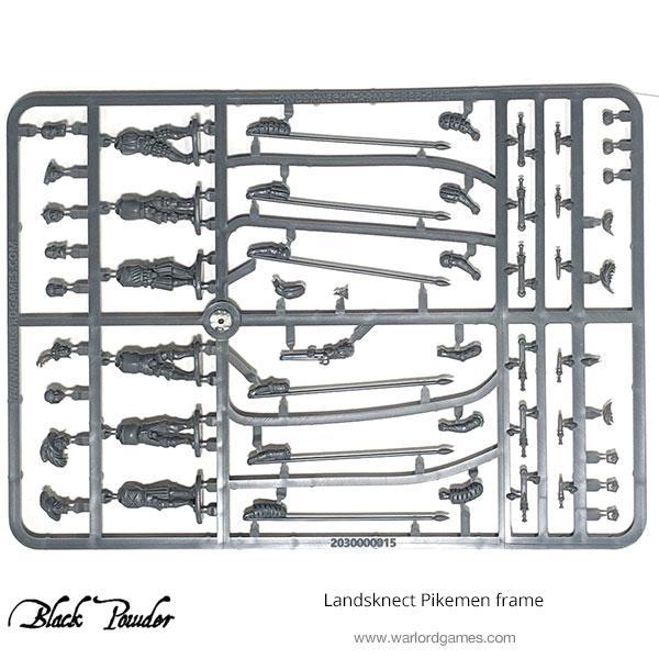 Landsknecht Pikemen sprue