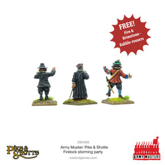 Army Muster: Pike & Shotte Firelock Storming Party