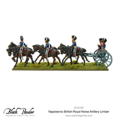 Napoleonic British Royal Horse Artillery limber