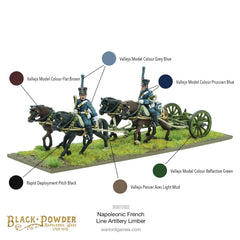 Napoleonic French Line Artillery Limber