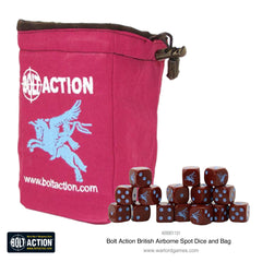 British Airborne D6 and dice bag