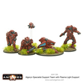 Algoryn specialist support team with plasma light support