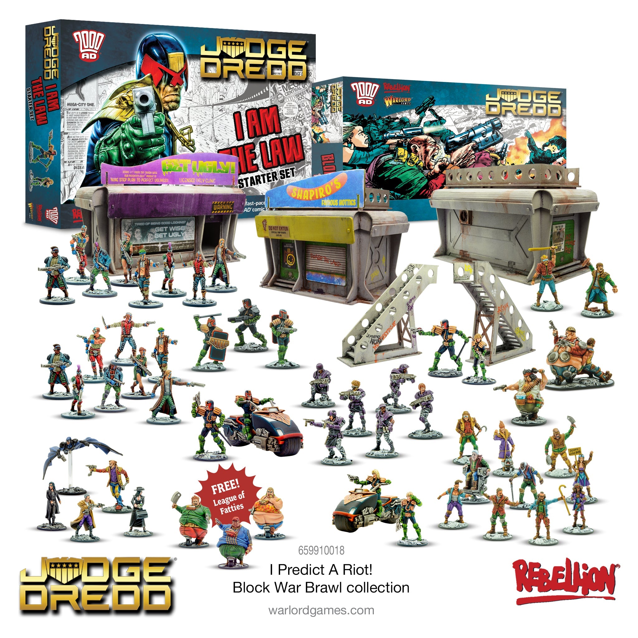 Judge Dredd: Block War - I Predict a Riot! Block War Brawl Collection –  Warlord Games US & ROW