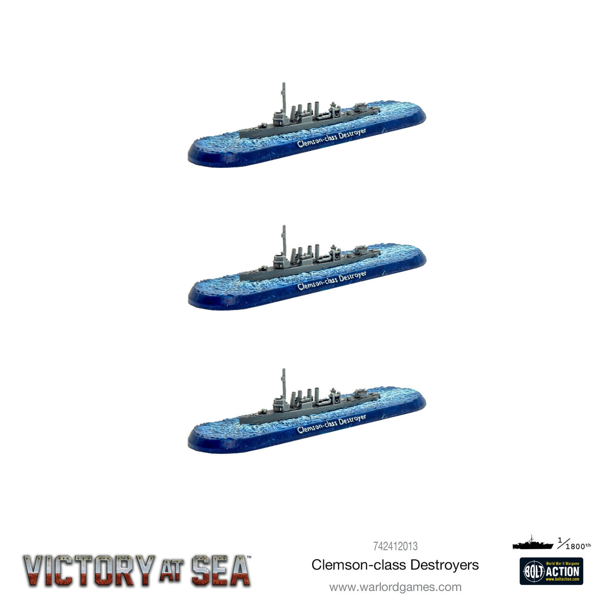Victory at Sea - Clemson-class destroyers