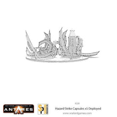 x5 Hazard Strike Capsules Deployed set