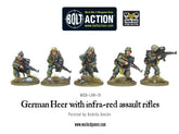 German Heer with infra-red assault rifles