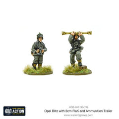 Opel Blitz with 2cm FlaK & Ammunition Trailer