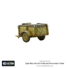 Opel Blitz with 2cm FlaK & Ammunition Trailer