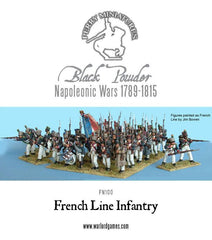 Napoleonic Wars: French Line Infantry plastic (1812-1815) plastic boxed set