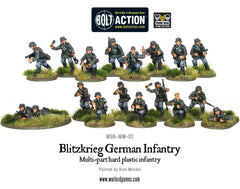 Blitzkrieg German Infantry Platoon plastic boxed set