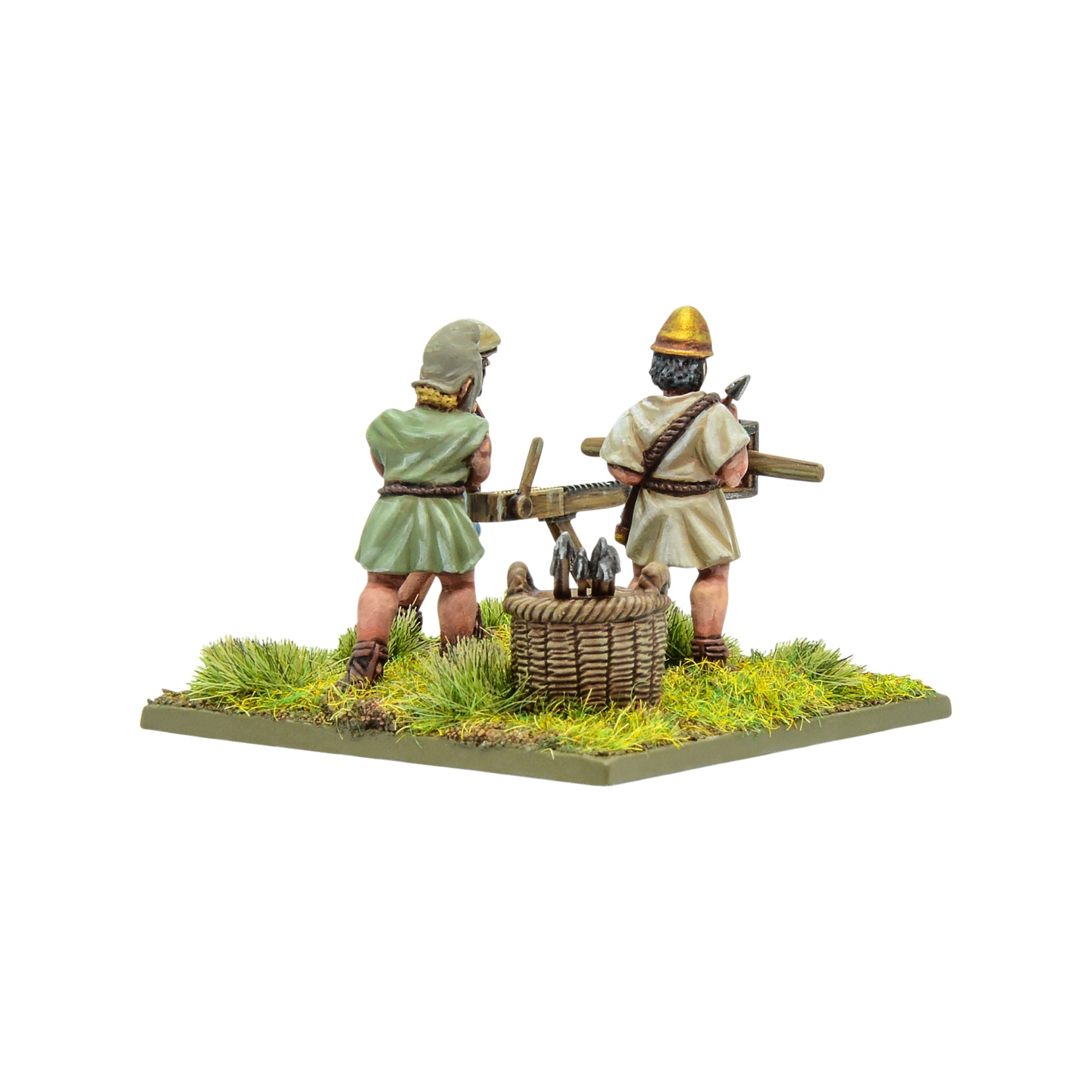 Hellenistic Greek light artillery bolt thrower battery