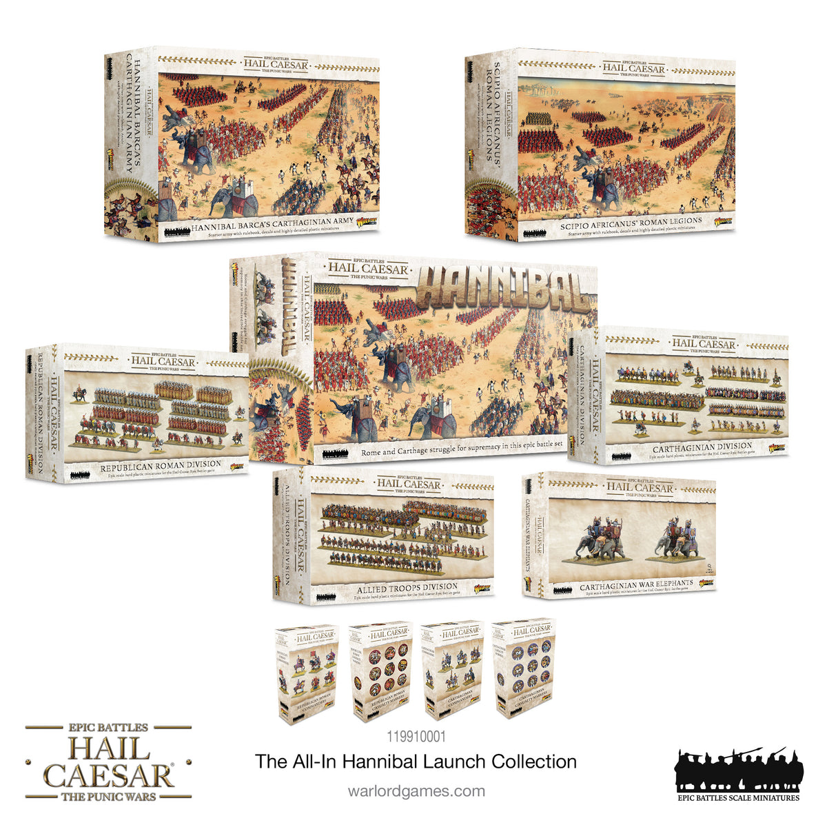 Hail Caesar Epic Battles – The All-In Hannibal Launch Collection