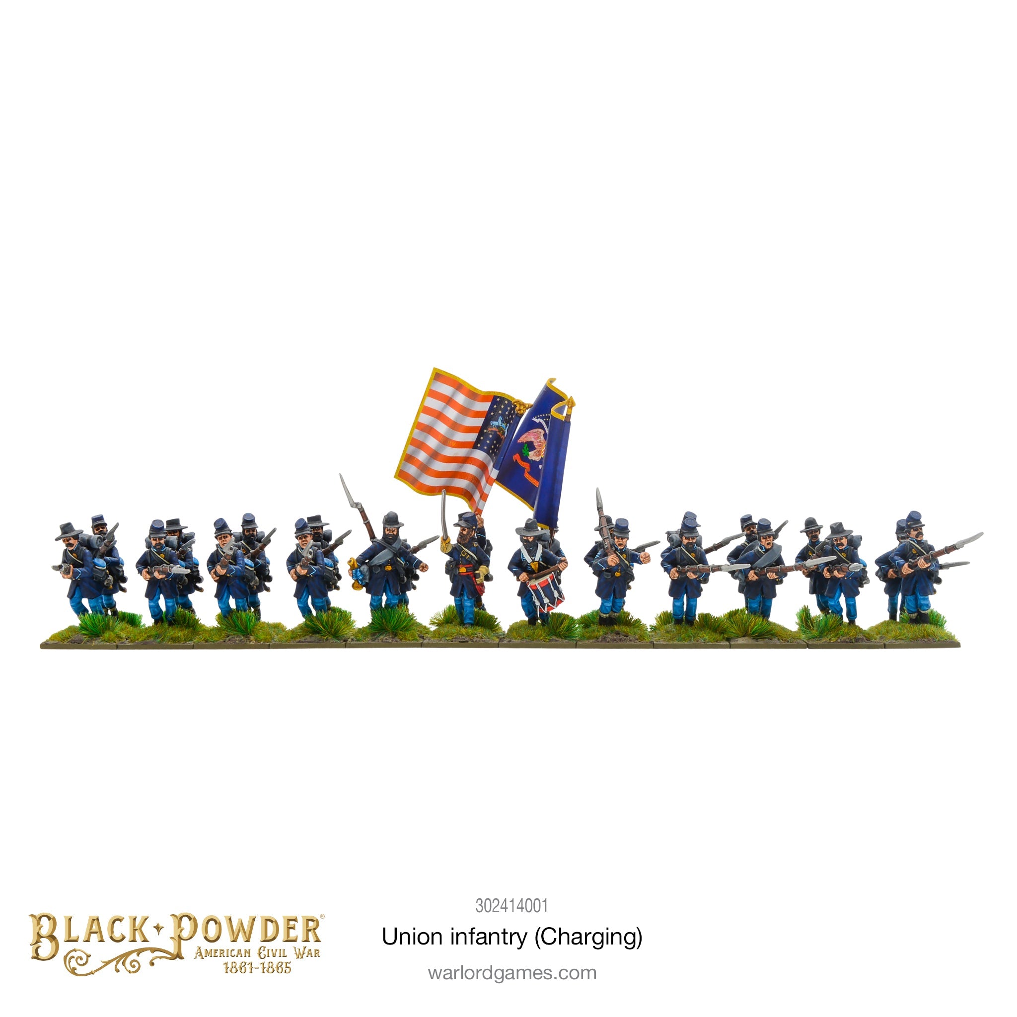 American Civil War: Infantry Regiment Charging