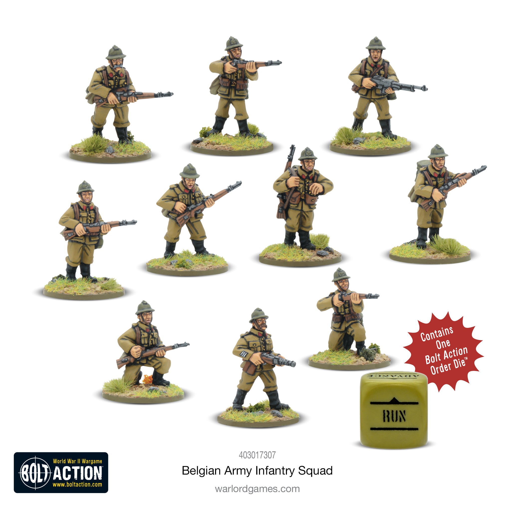 Belgian Infantry Squad – Warlord Games US & ROW