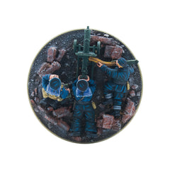 Soviet Naval Brigade medium machine gun team