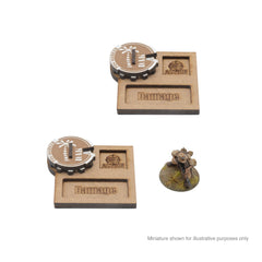 Bolt Action MDF Vehicle Pin Markers - German ' Afrika Korps'