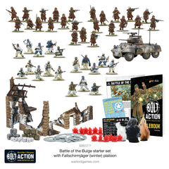 Bolt Action - Battle of the Bulge Starter Set with Fallschirmjäger (Winter) Platoon