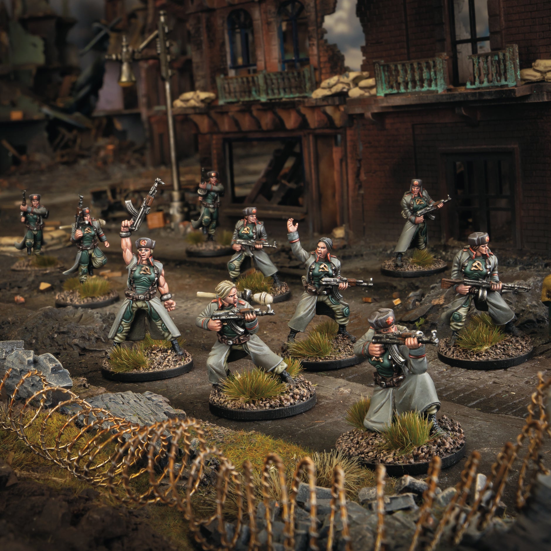 Soviet Commissar Gregor Drugov With Urs Guards - View #9