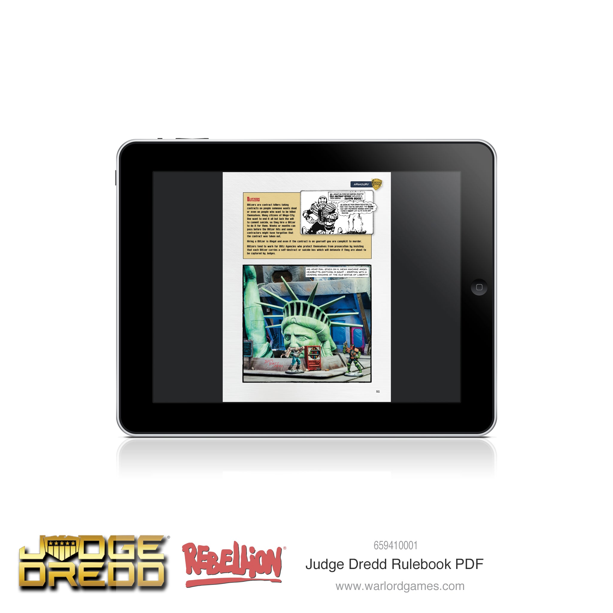 Digital Judge Dredd rulebook PDF