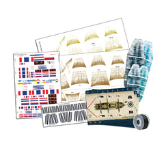 French Vessels of Renown 03 - Frigates with Figure Heads & Back Plates Bundle