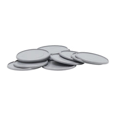 32mm plastic round lipped bases pack