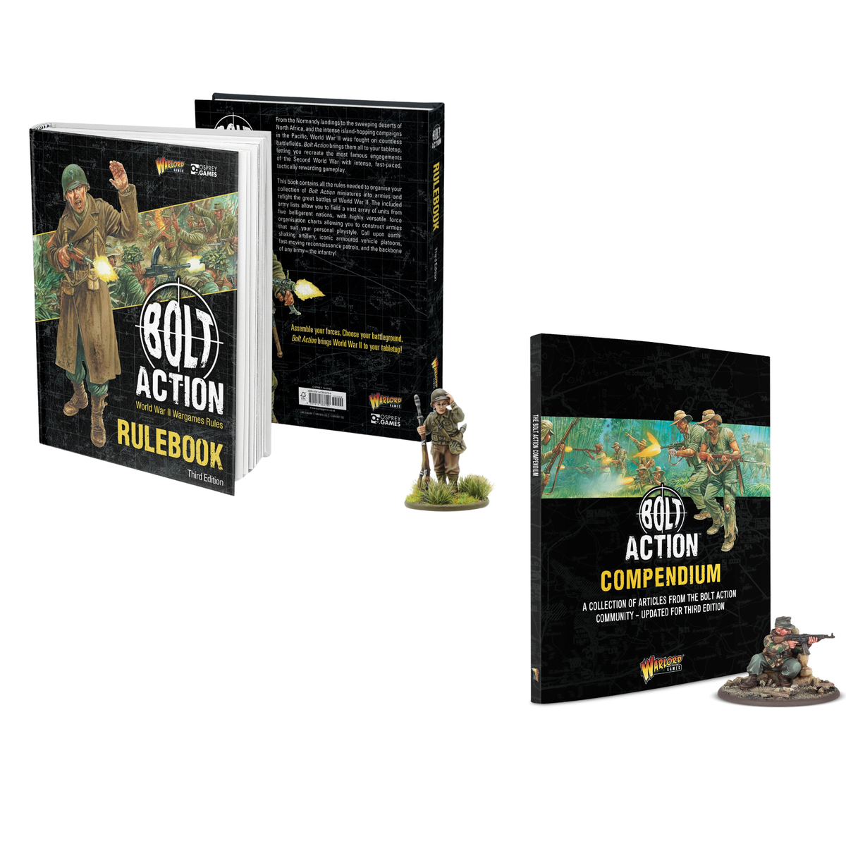 Bolt Action Rulebook and Compendium bundle