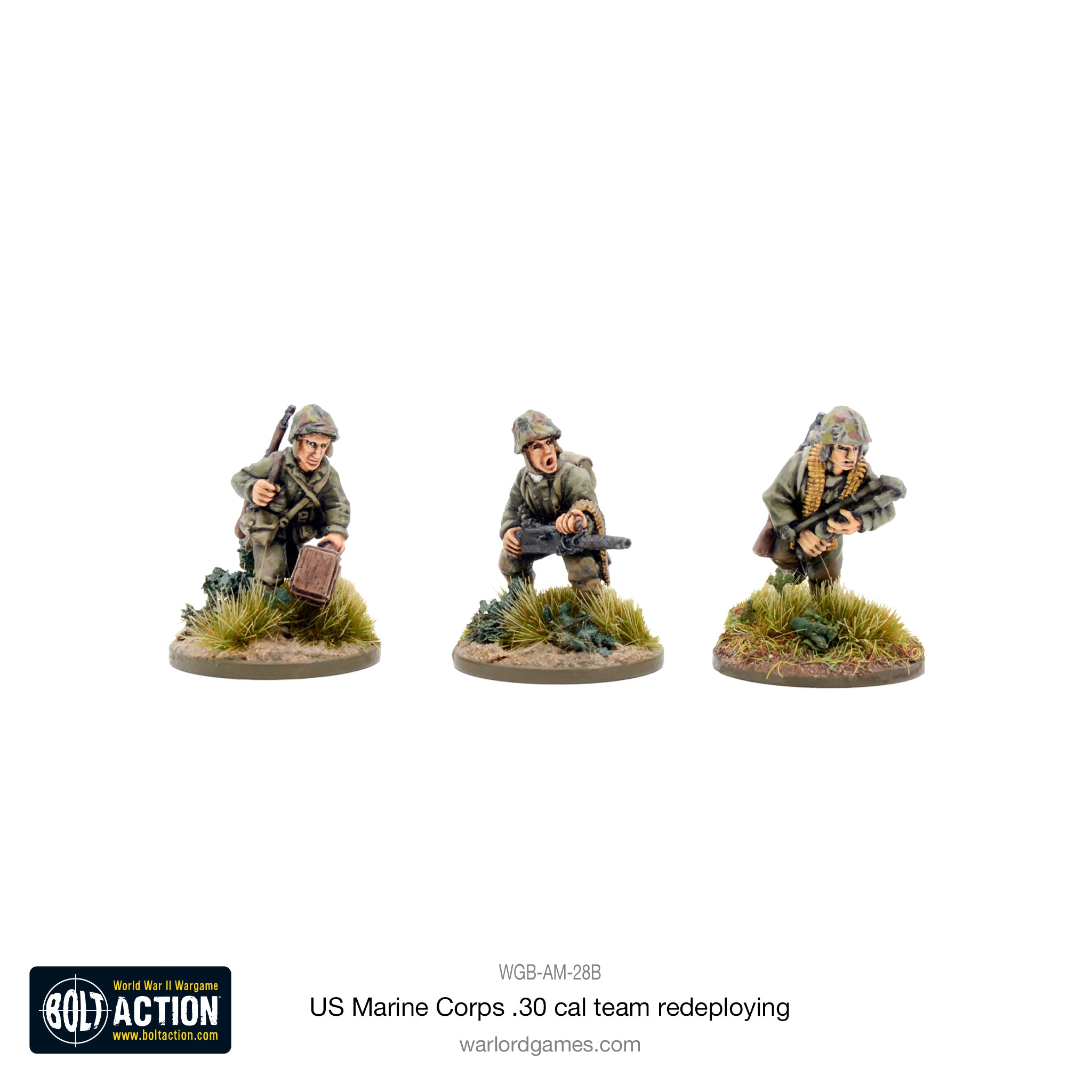 USMC 30 Cal MMG team redeploying – Warlord Games US & ROW
