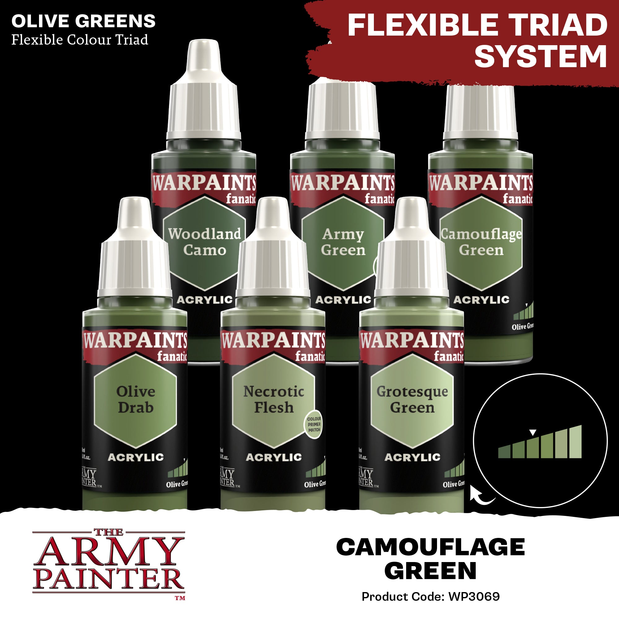 Warpaints Fanatic: Camouflage Green