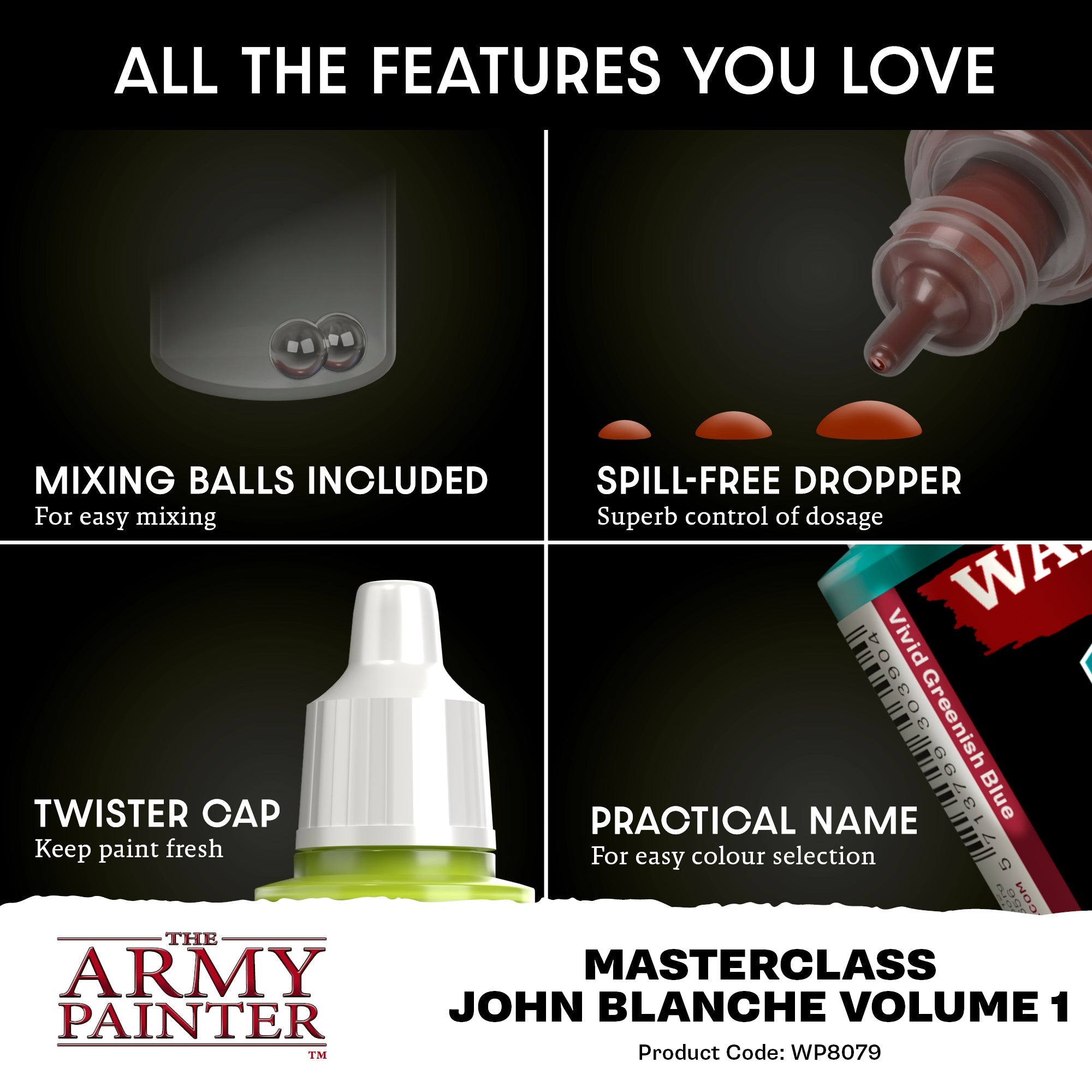 The Army Painter - Masterclass: John Blanche Volume 1 Paint Set