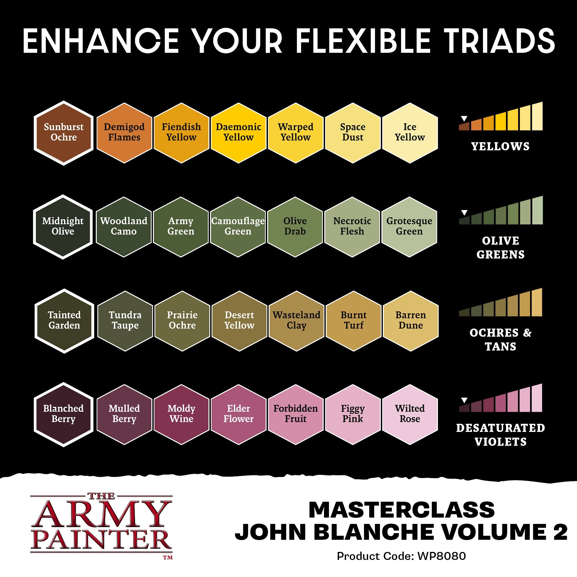 The Army Painter - Masterclass: John Blanche Volume 2 Paint Set