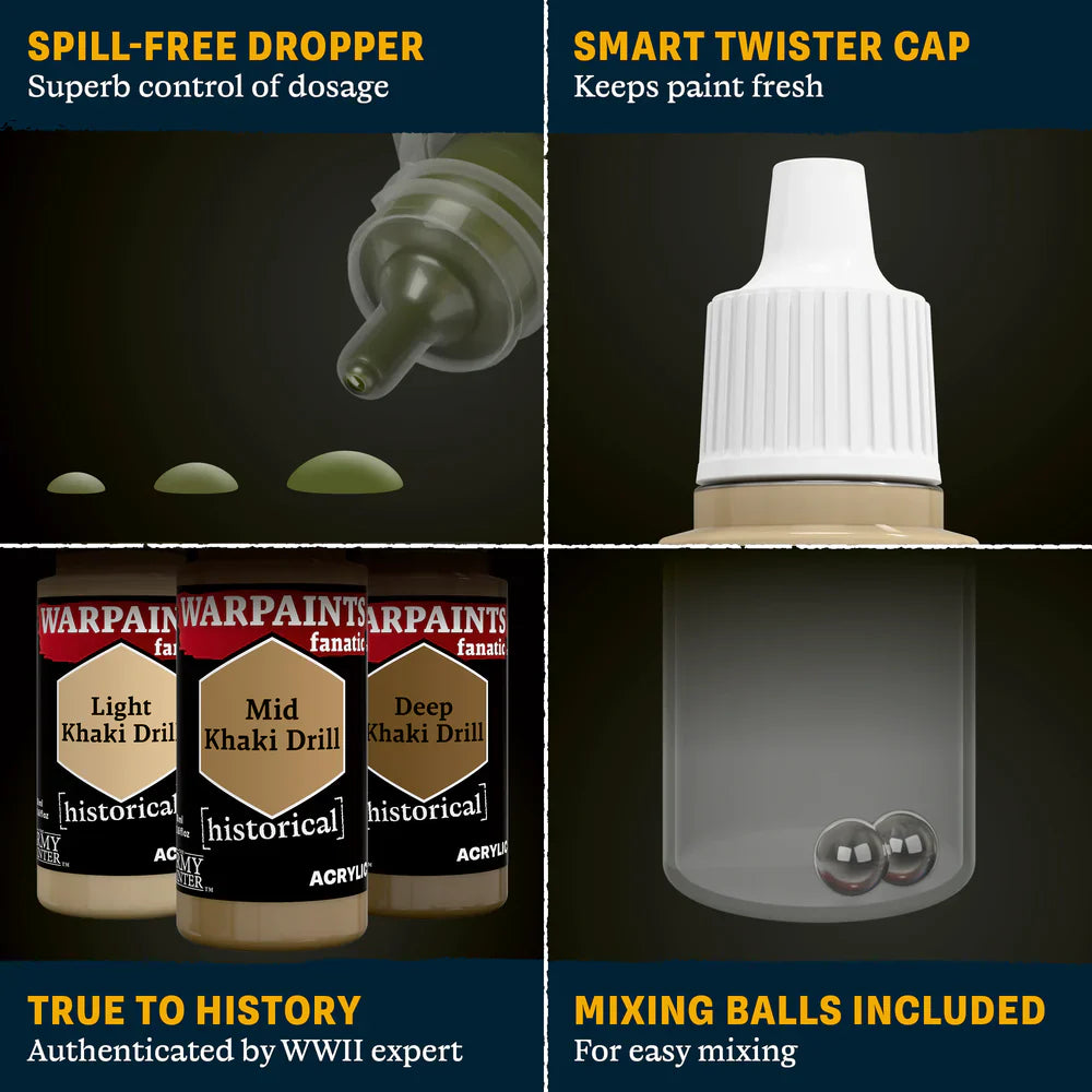 Historical: WWII British 8th Army Paint Set