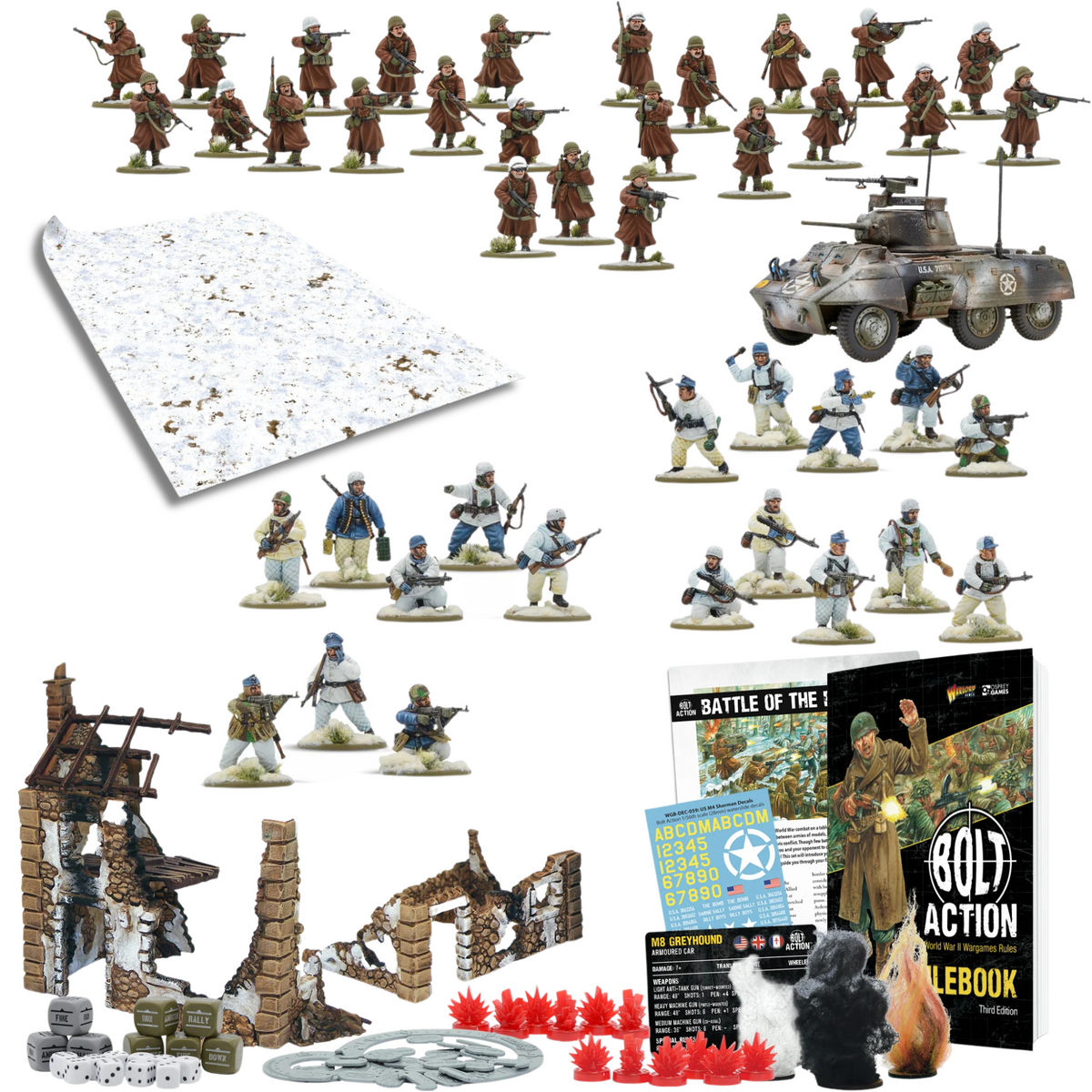 Battle of the Bulge Gaming Mat Bundle