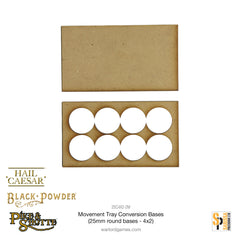 Movement Tray Conversion Bases (25mm round bases - 4x2)