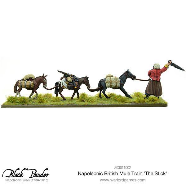 Napoleonic British Mule Train 'The Stick'