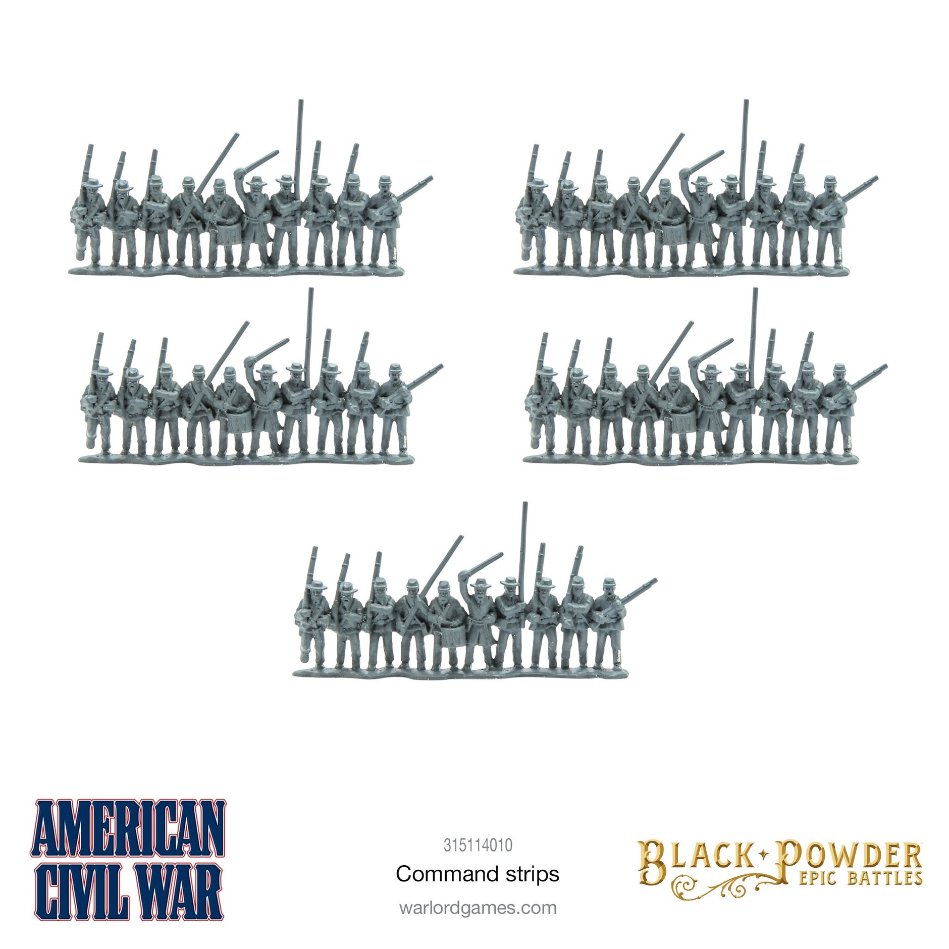 Black Powder Epic Battles – Juego De Iniciación Guerra Civil Americana Guts & Glory De Warlord Games
