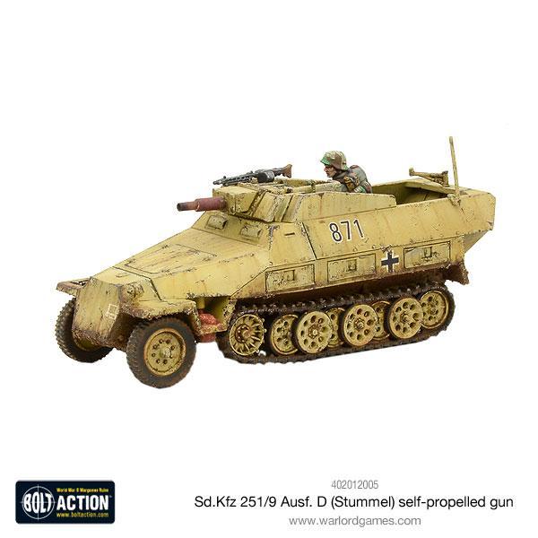 Sd.Kfz 251/9 Ausf D (Stummel) half-track – Warlord Games US & ROW