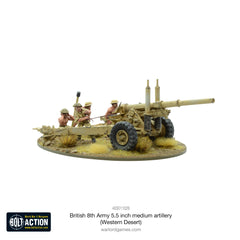 British 8th Army 5.5 inch medium artillery (Western Desert)