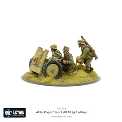 Afrika Korps 7.5cm LeIG 18 light artillery