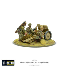 Afrika Korps 7.5cm LeIG 18 light artillery