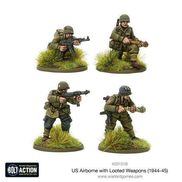 US Airborne with looted German weapons (1944-45) – Warlord Games US & ROW