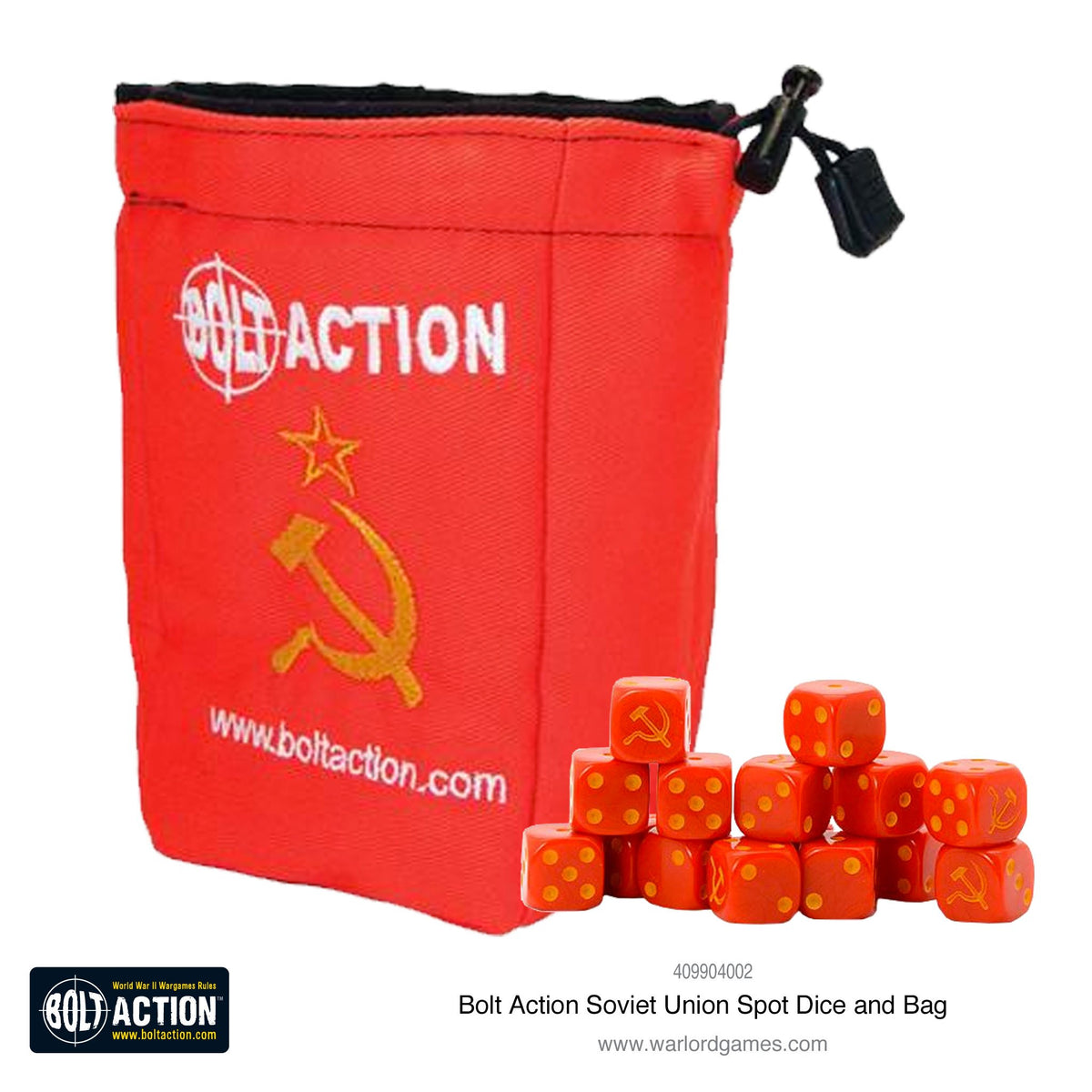 Soviet Union D6 and dice bag