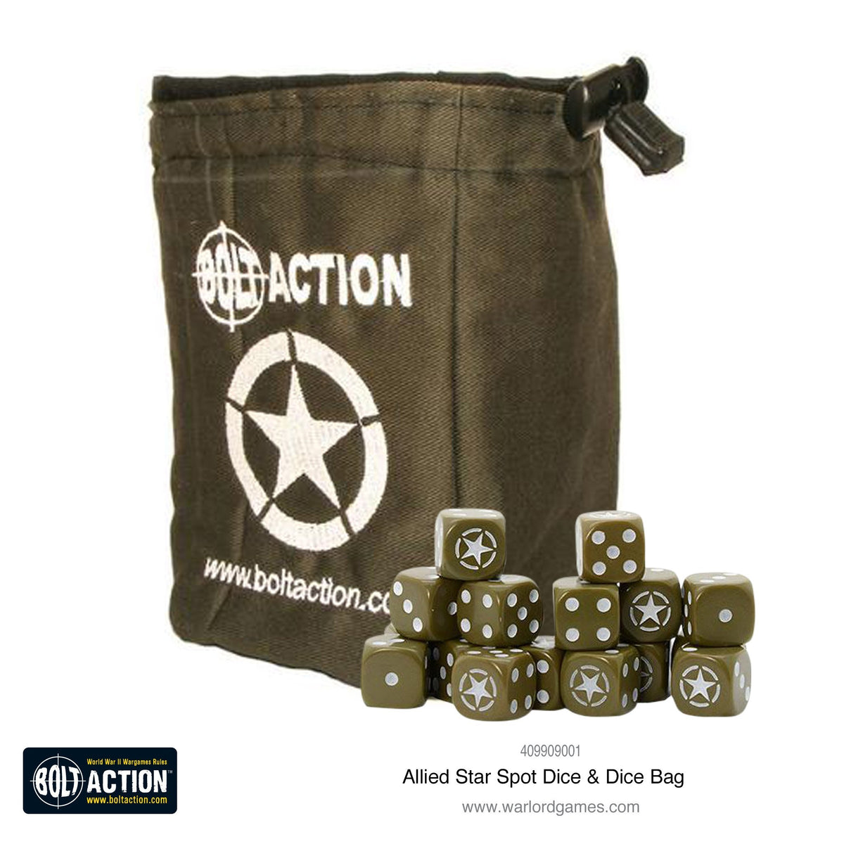Allied Star D6 and dice bag