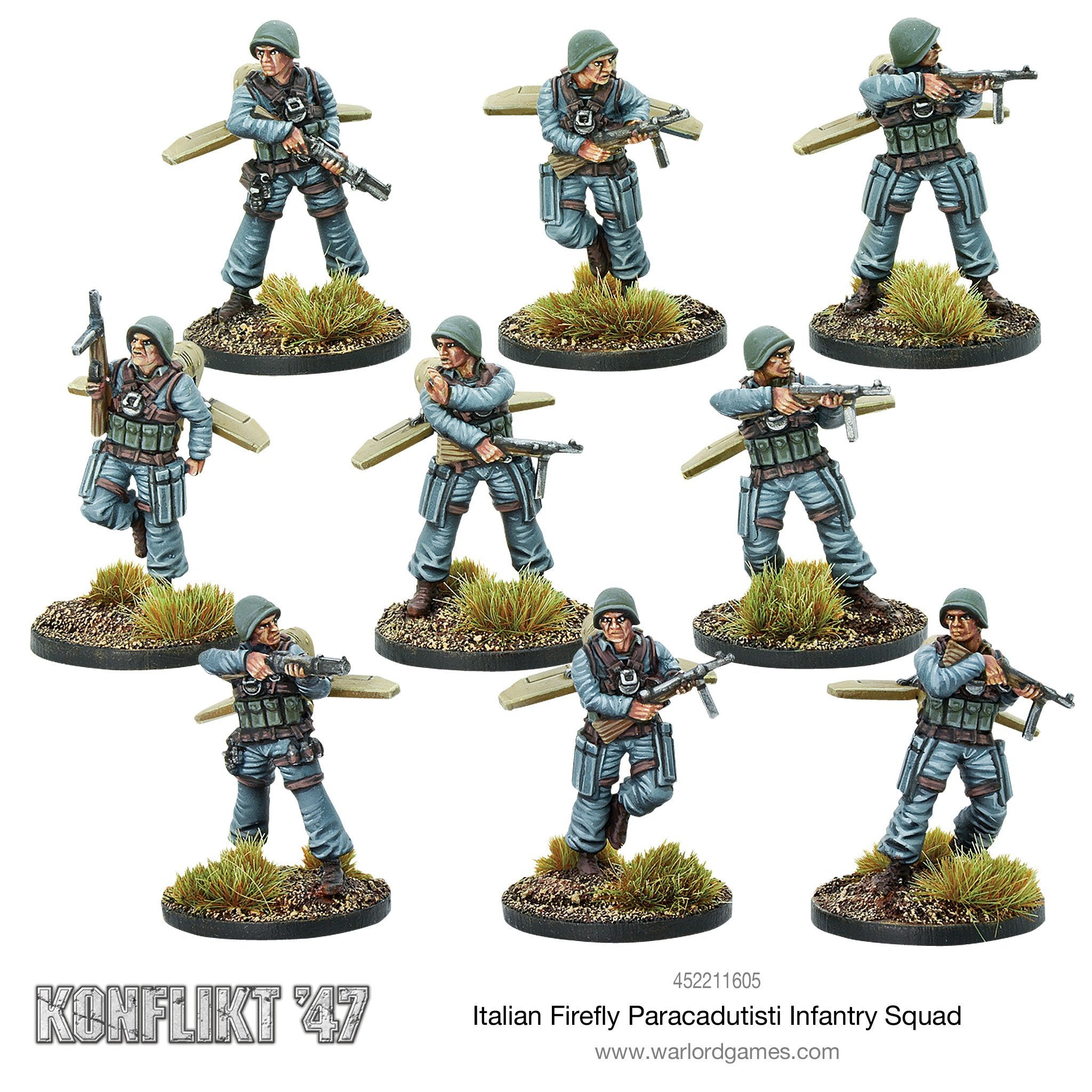 Italian Firefly Paracadutisti Infantry Squad