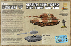 King Tiger-X with heavy rail gun